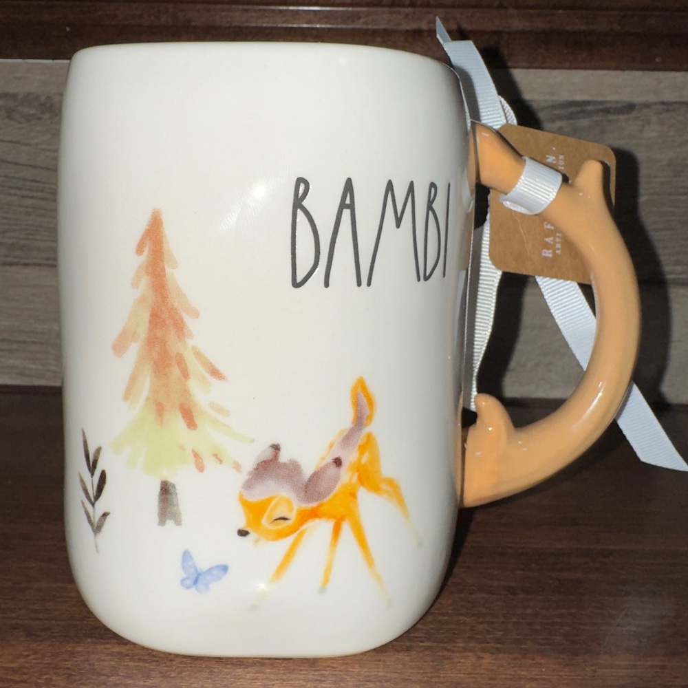 Super Cute 🥰 BAMBI 🦌 Mug with Stick 🪾Handle by Rae Dunn